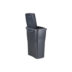 Caixote do lixo reciclagem preto 45L - 3