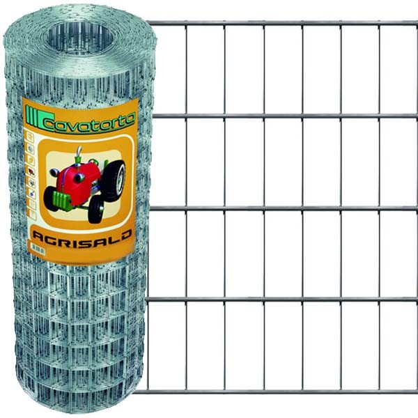 Rede AGRISALD galvanizada 12,7x25,4 - 1m x 25ml - 1