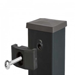 Abraçadeira TOP cinzento escuro RAL7016 parafuso métrico inox - 2