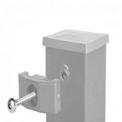 Abraçadeira TOP cinzento claro RAL7040 parafuso métrico inox - 2