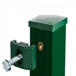 Abraçadeira TOP verde RAL6005 parafuso autoperfurante zincado - 2