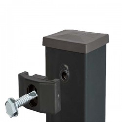Abraçadeira TOP cinzento escuro RAL7016 parafuso autoperfurante zincado - 2