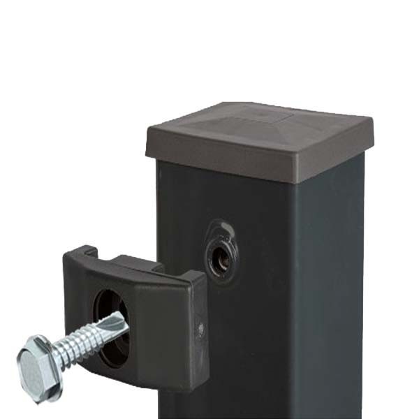 Abraçadeira TOP cinzento escuro RAL7016 parafuso autoperfurante zincado - 2
