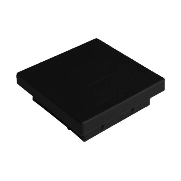 Tampa plástica TOP preto RAL9005 - 1