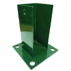 Base metálica pequena verde RAL6005 - 1
