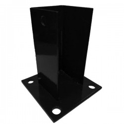 Base metálica pequena preto RAL9005 - 1