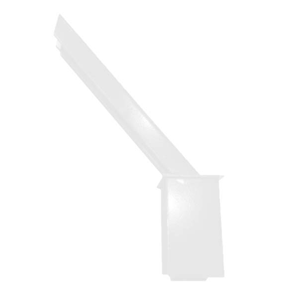 Baioneta fiada para arame farpado branco RAL9016 - 1