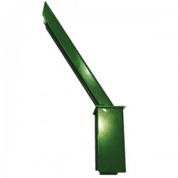 Baioneta de canto para arame farpado verde RAL6005 - 1