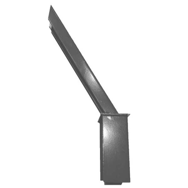 Baioneta de canto para arame farpado cinzento escuro RAL7016 - 1