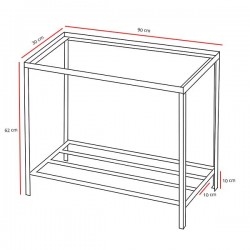 Bancada para Trempe / Fogão 90x30 H62 - 4