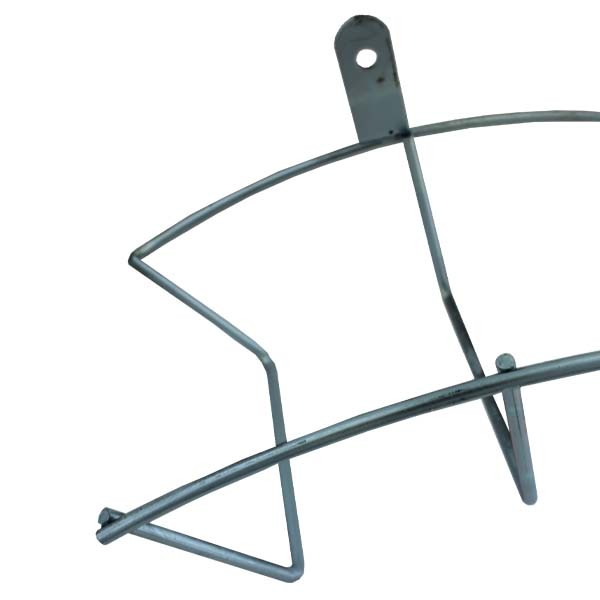 Suporte inox de parede para mangueira 18 x 50 cm - 3