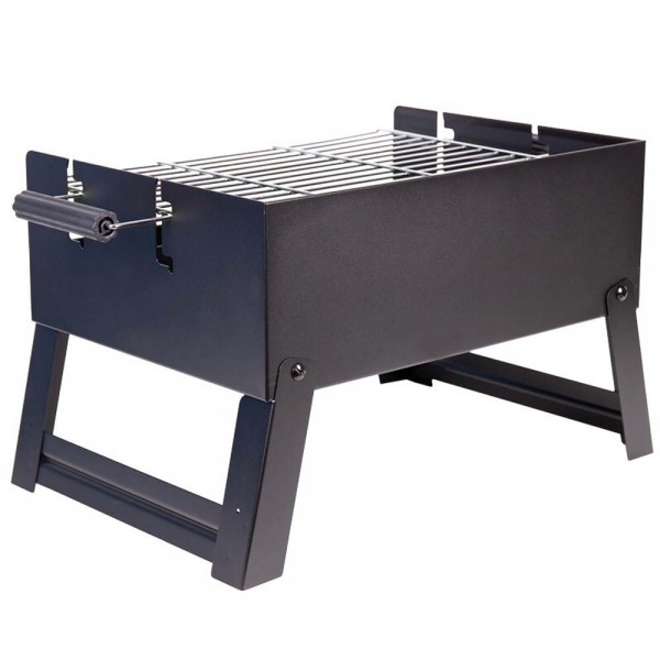 Barbecue de carvão portátil dobrável 45,5x34,5x31,5 cm - 3