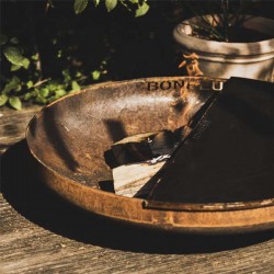 Meia prancha para braseiro em aço Ø80 | BonPrancha - 2