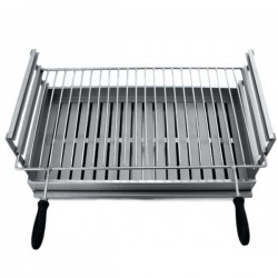 Grelhador de pousar aberto FLAME em Inox 60x40 - 2