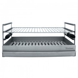 Grelhador de pousar aberto FLAME em Inox 60x40 - 3