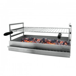 Grelhador de pousar aberto FLAME em Inox 70x40 - 1