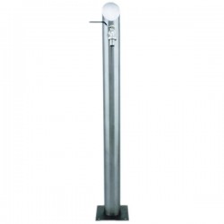 Coluna de água AquaPost redondo em Inox - 2