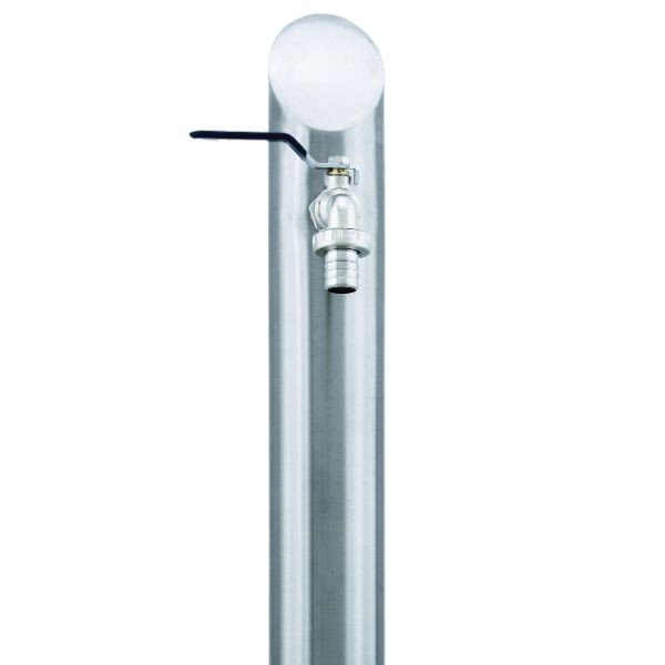 Coluna de água AquaPost redondo em Inox - 3