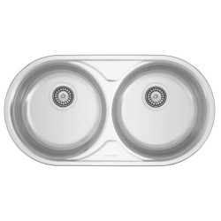 Lava-louças AIR-M6045 de encastrar 2 pias 83,5 X 44 - 1