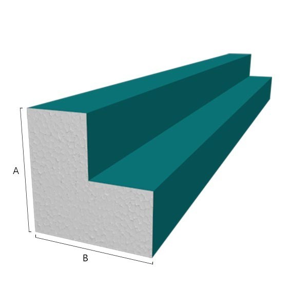 Molde em poliestireno EPS para cornija P7 150x150 - 1