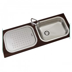 Lava-louças AIR-M9054 de encastrar 1 pia 55 x 40 - 2