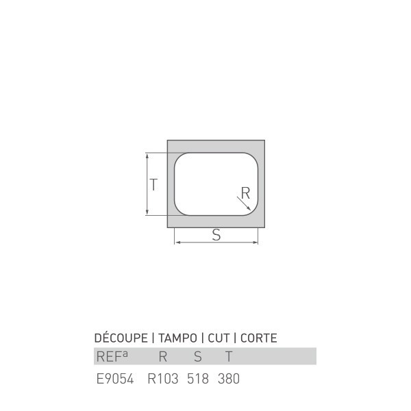 Lava-louças AIR-M9054 de encastrar 1 pia 55 x 40 - 4