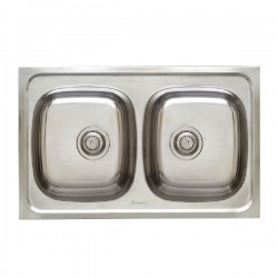 Lava-louças AIR-M2080 de pousar 2 pias 80X50 - 2