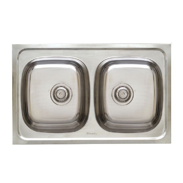 Lava-louças AIR-M2080 de pousar 2 pias 80X50 - 2
