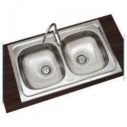 Lava-louças AIR-M2080 de pousar 2 pias 80 x 60 - 3