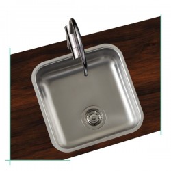 Lava-louças SHARP-IBERICO 40 de encastrar 1 pia 45x45x16 - 3