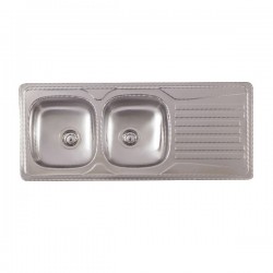 Lava-louças AIR-M26000 2 pias + escorredor 116 X 50 - 1