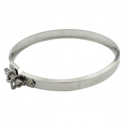 Braçadeira para união tubos em Inox - 1