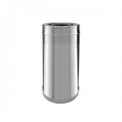 Tubo rígido Inox parede dupla isolado 33 cm - 1