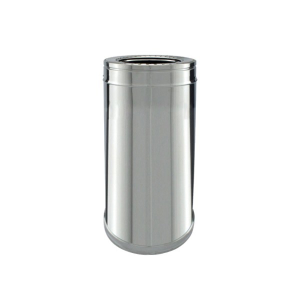 Tubo rígido Inox parede dupla isolado 33 cm - 1