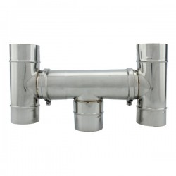 Chapéu anti-tempestade para chaminé em Inox simples - 1