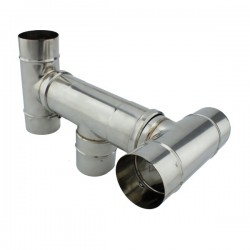 Chapéu anti-tempestade para chaminé em Inox simples - 2