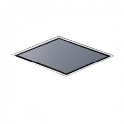 Sifão de duche em Inox e vidro preto 10x10 PREMIUM LINE - 2