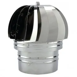 Girândola para chaminé em Inox simples - 1